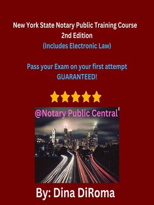cover image of New York State Notary Public Training Course